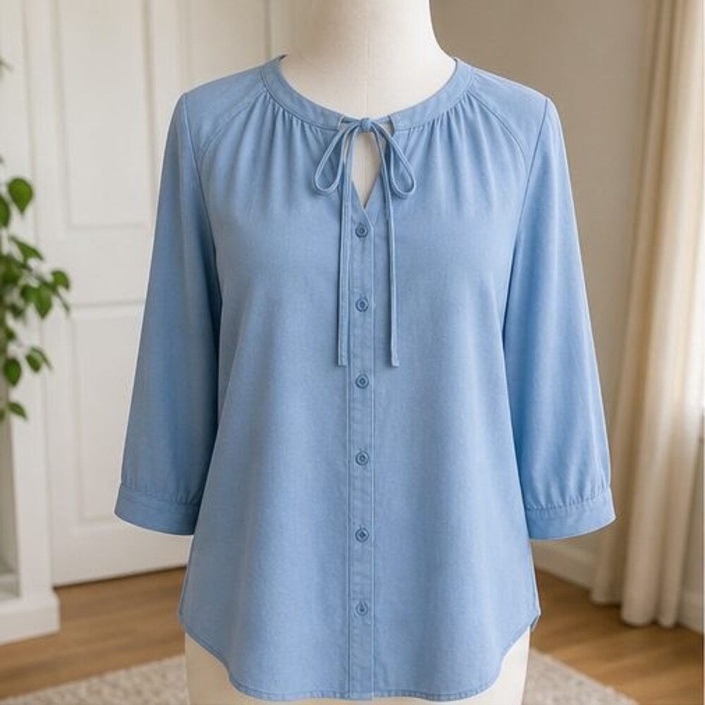 Blue Cami Blouse